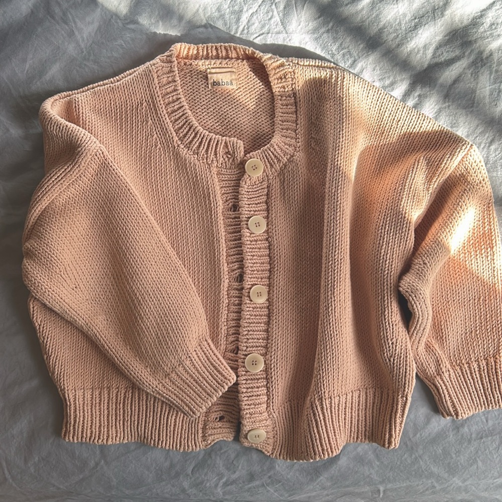 Babaa cardigan no 14 strawberry shake